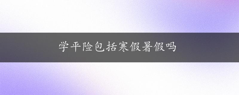 学平险包括寒假暑假吗