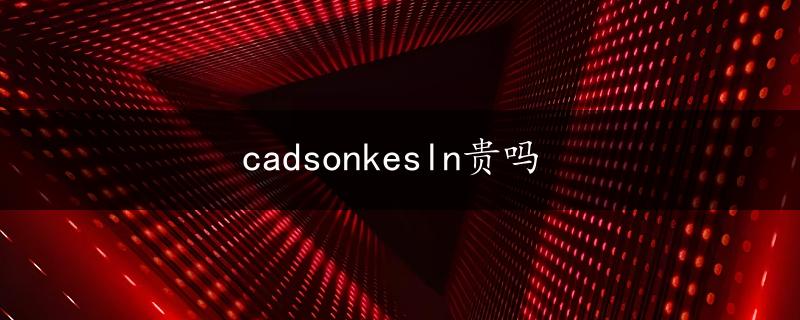 cadsonkesln贵吗