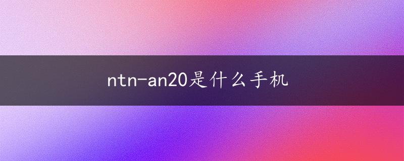 ntn-an20是什么手机