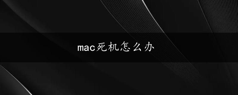 mac死机怎么办