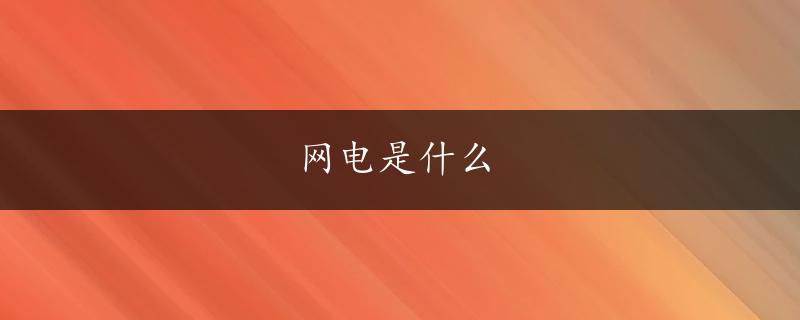 网电是什么