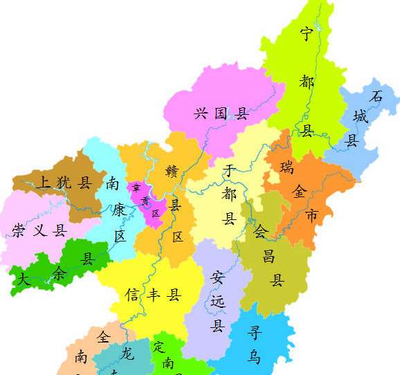 问江西赣州市管辖区有多少个县